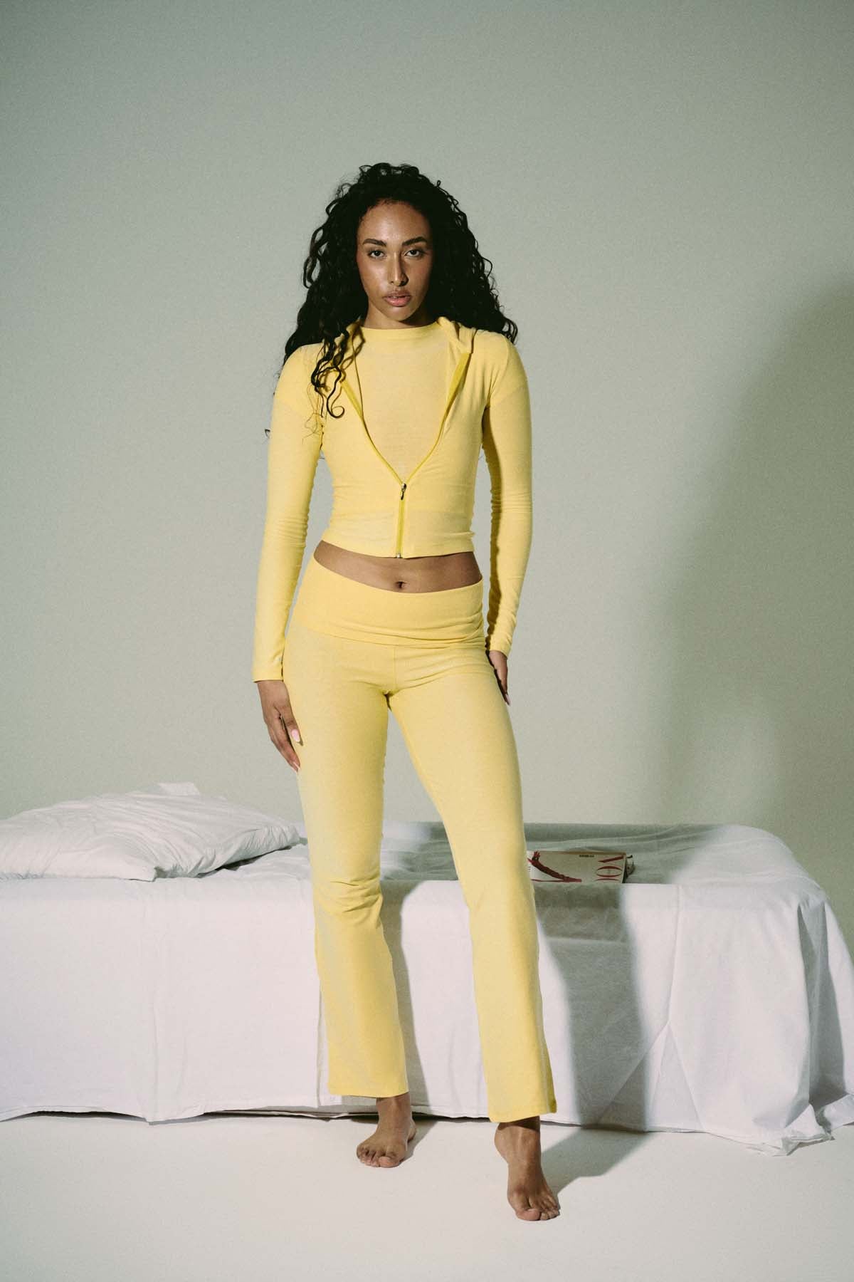 Airport Crush Zip Hoodie Butter